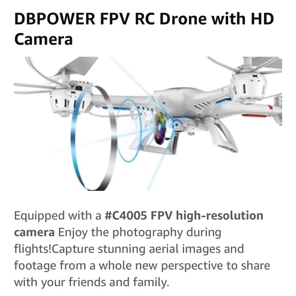 COPY - DBPOWER FPV RC Drone with HD Camera - Picture 5 of 15